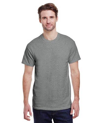 New Gildan Dryblend Men's Short Sleeve Tee Shirt Sport Grey Size XL