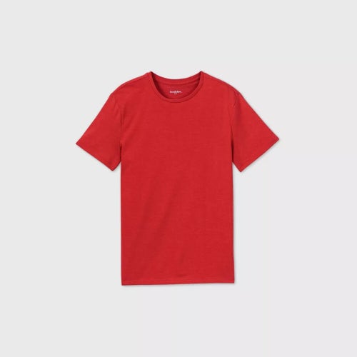 NWT Goodfellow & Co Men's Every Wear Short Sleeve T-Shirt Red Size Small