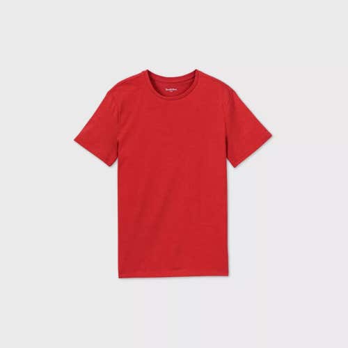 NWT Goodfellow & Co Men's Every Wear Short Sleeve T-Shirt Red Size Small