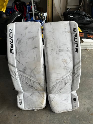 Used Small Bauer Supreme S27 Goalie Leg Pads
