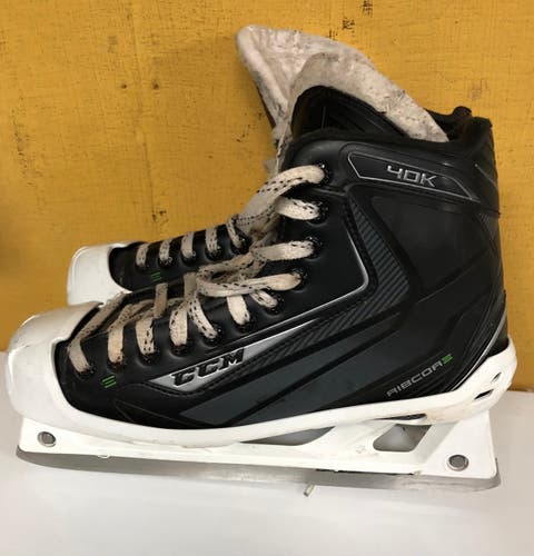 Senior Used CCM RibCor 40K Hockey Skates Regular Width Size 8.5