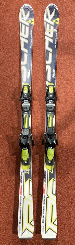 Used Fischer RC4 Super Race SC 165cm Racing Skis Yes