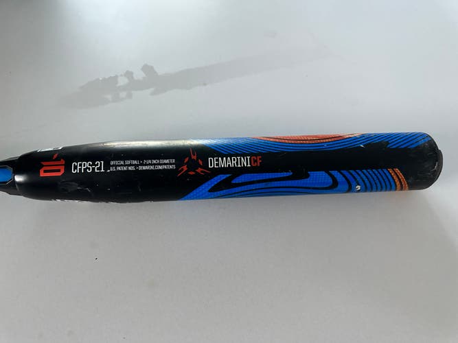 Used 2021 DeMarini Composite CF Bat (-10) 21 oz 31"