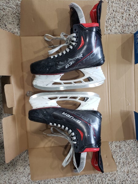 Senior Used Bauer Vapor 3X Pro Hockey Skates Regular Width Size 9.5