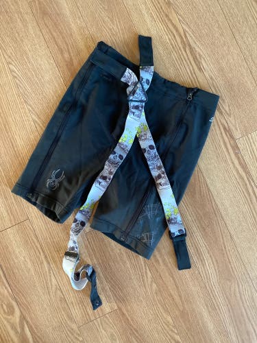 Spyder Race Shorts Zip Off - Suspenders