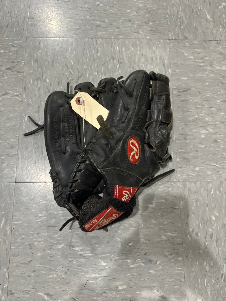 Used Rawlings RBG225WB Left Hand Throw Outfield Baseball Glove 12.25"