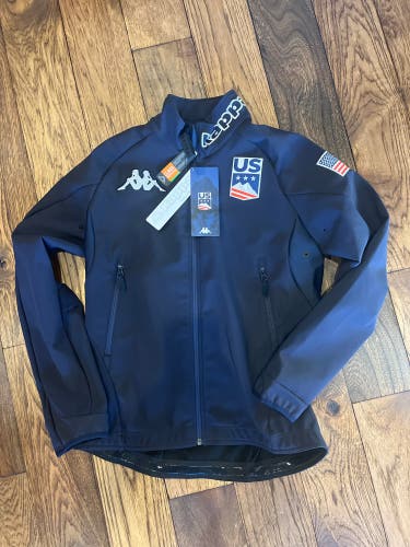 Kappa USST 4 Cento 425 Training Jacket - Unisex Large, Slim Fit