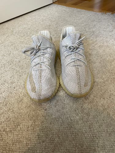 White Unisex Size 11 (Women's 12) Adidas Yeezy Boost 350 V2