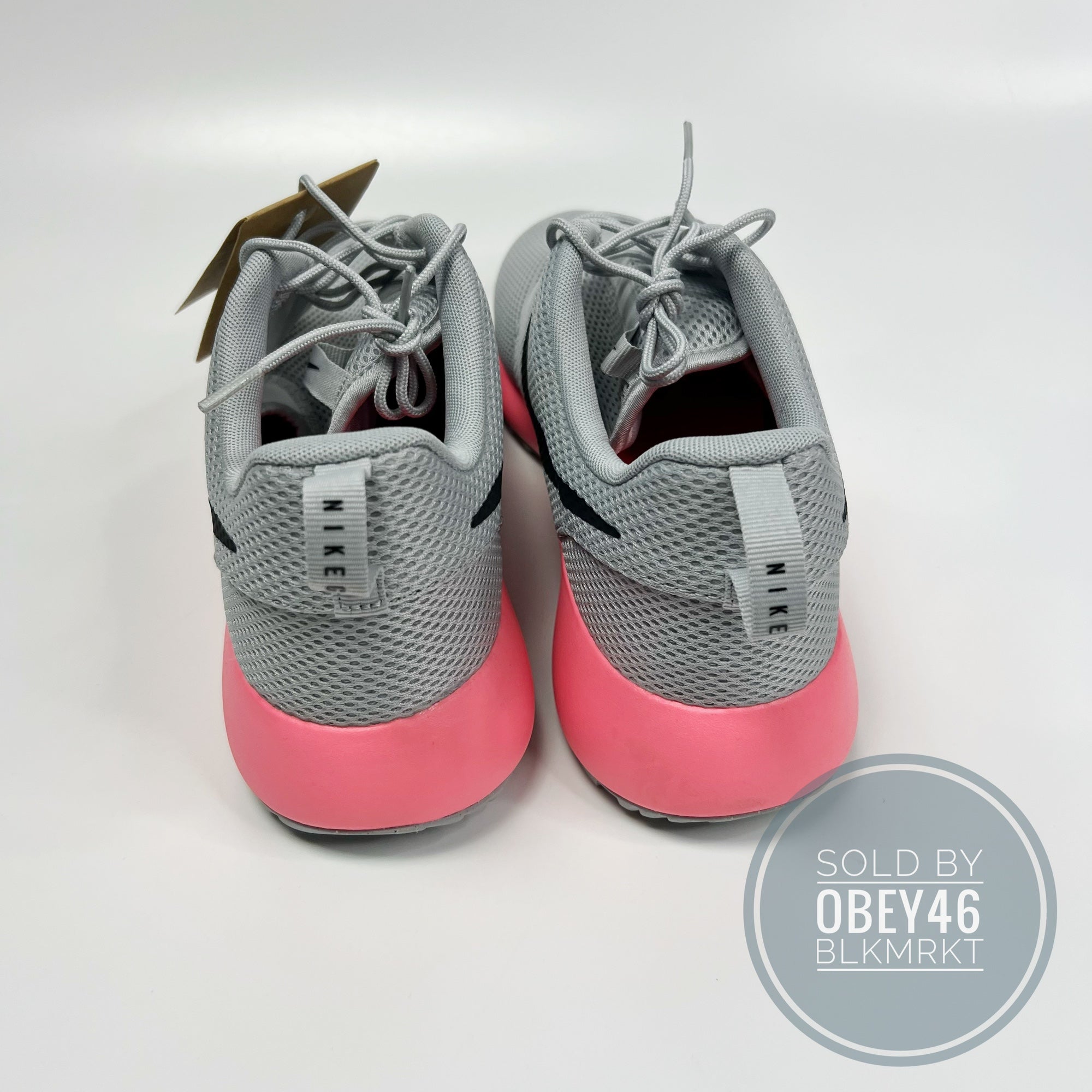 nike roshe pink grey