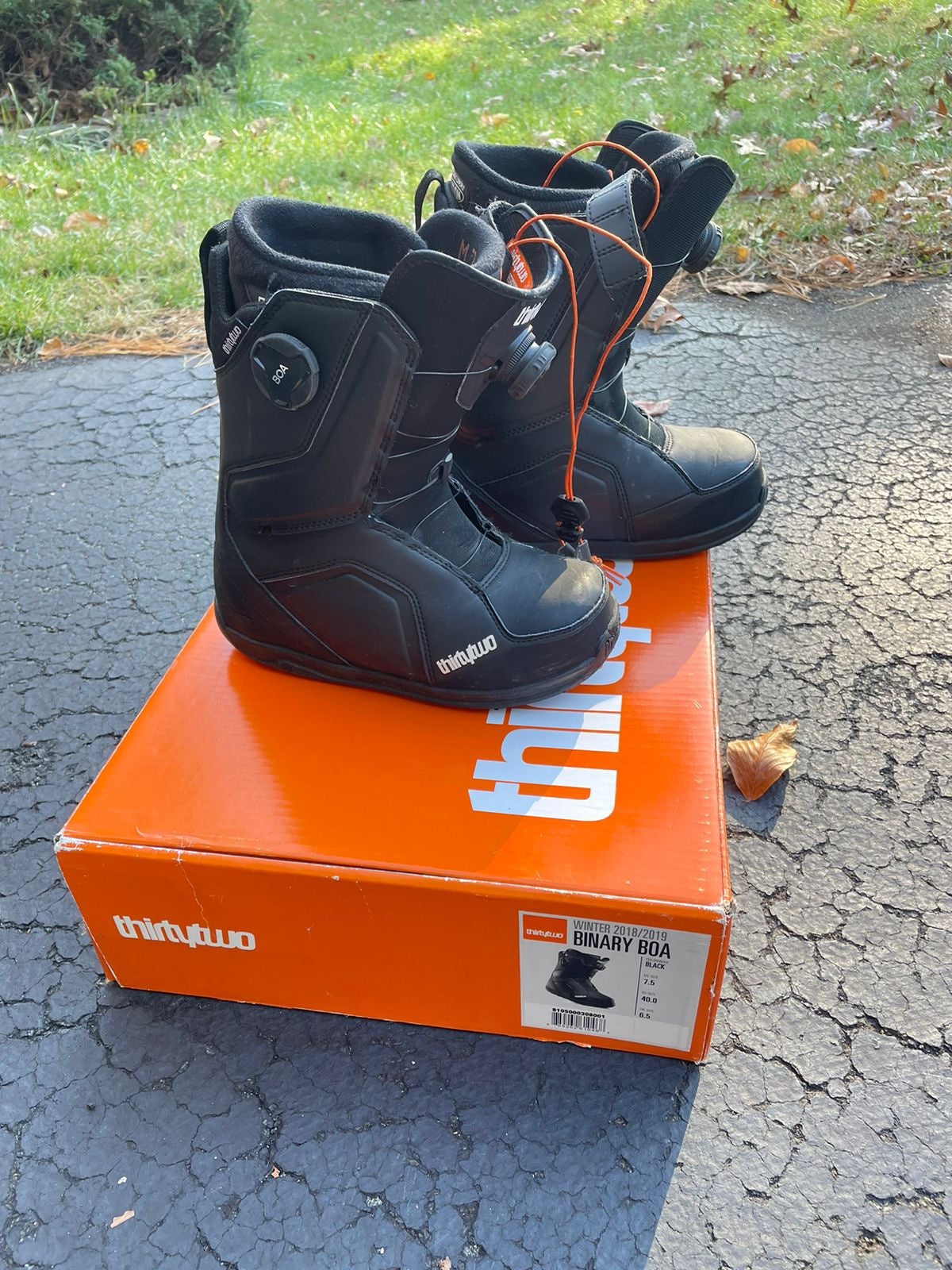 thirtytwo binary boa snowboard boots Women's Size 8.5 Only - Sale covered and winding canyon roads never bothered you much Thirtytwo Binary Boa snowboard boots