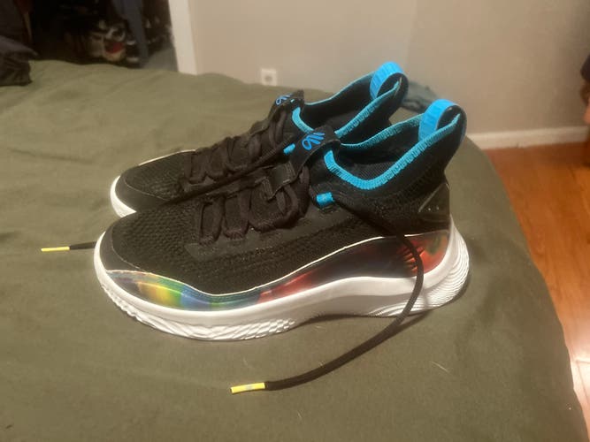 Used Size 6.5 (Women's 7.5) Under Armour Curry 8 Shoes