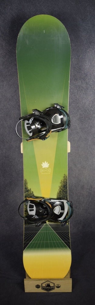 BURTON CANYON SNOWBOARD SIZE 162 CM WITH RIDE LARGE BINDINGS