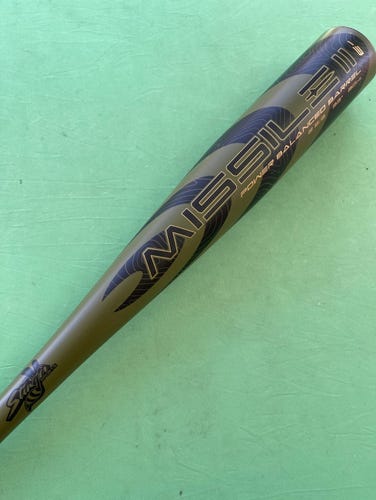 Used BBCOR Certified Stinger Alloy Missile 2 Bat (-3) 30 oz 33"