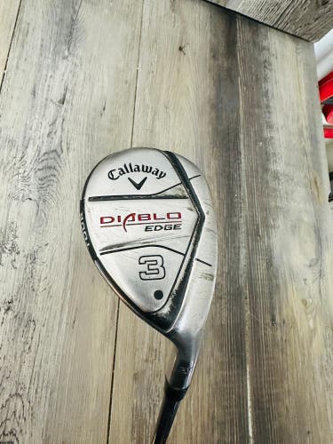 Callaway Diablo Edge Hybrid 3 Hybrid 21° Graphite Stiff Right Handed 40”