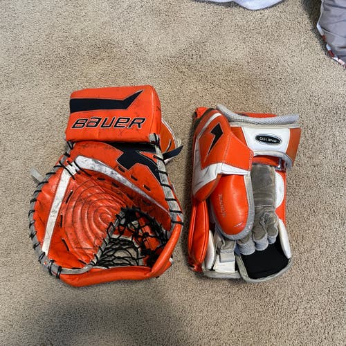 Bauer Supreme One100 Pro Stock GLOVE AND BLOCKER