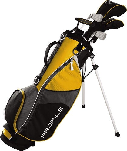 Wilson Profile JGI Junior Complete Golf Club Set - Medium Yellow - RIGHT HAND