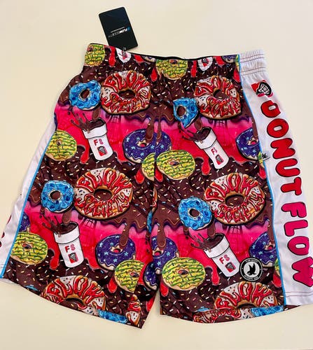 NWT FLOW SOCIETY “Donut Flow” Lacrosse Attack Short Youth XL