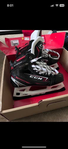 Used CCM Regular Width  Size 7 Jetspeed FT2 Hockey Goalie Skates