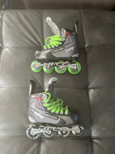 Used Bauer Xr2 Inline Skates Regular Width Size 2