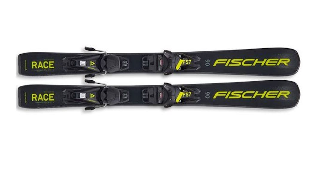 New Fischer Boys' Rc4 Race Jr Gw Ca Boys' Downhill Ski Combo 140 Cm