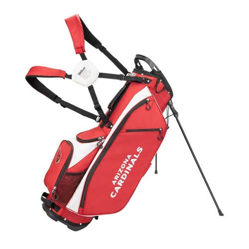 WIlson Staff NFL Stand / Carry Golf Bag - 4-Way - ARIZONA CARDINALS