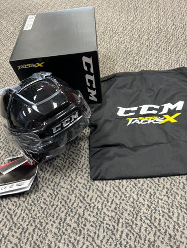 CCM Super Tacks X Black Medium helmet