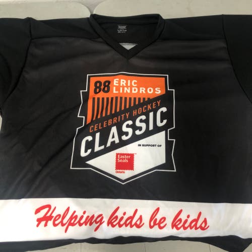FREE SHIPPING Eric Lindros Charity Tourney hockey jersey