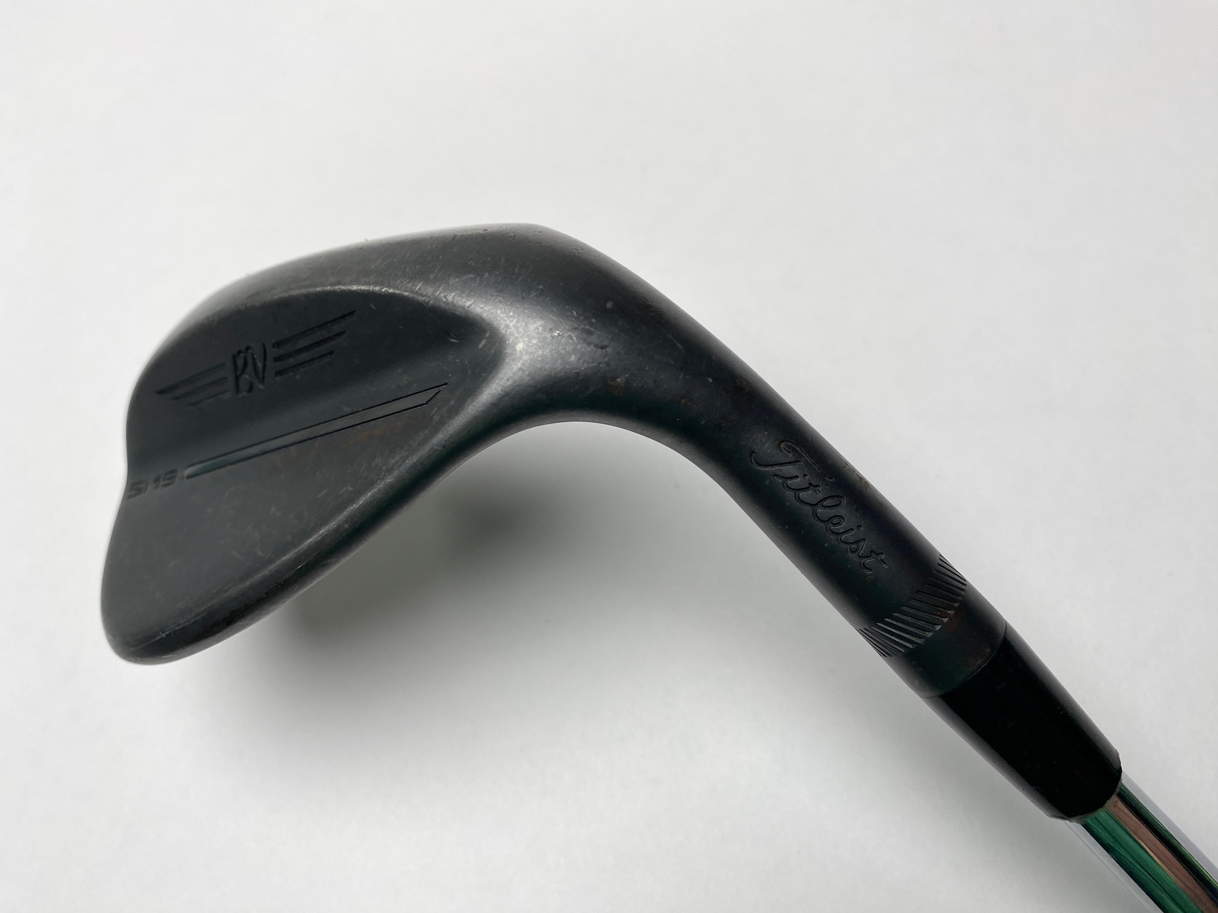 Titleist Vokey SM9 Jet Black 56* 12 Bounce D-Grind Wedge Steel