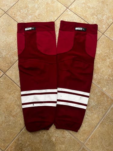 Senior Used XL Reebok Socks Pro Stock