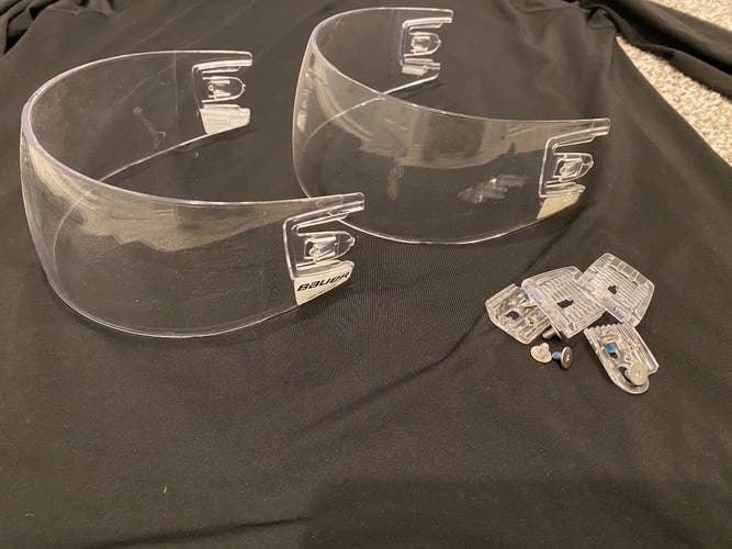 Bauer Visor HDO Pro Clip (used set of 2 visors)