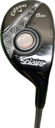 Ladies Callaway Solaire 6 Hybrid Graphite Shaft RH 38”L