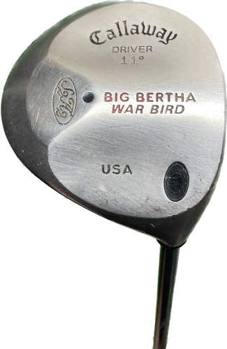 Callaway Big Bertha War Bird 11° Driver RCH 90 Firm Flex Graphite Shaft RH 44”L