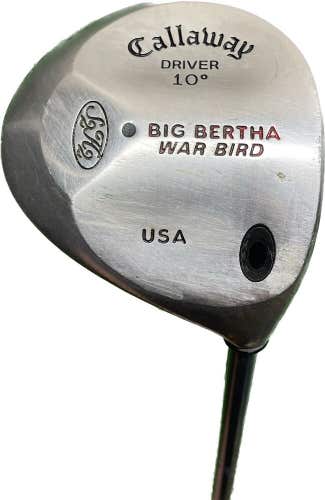 Callaway Big Bertha War Bird 10° Driver RCH 90 Firm Flex Graphite Shaft RH 44”L