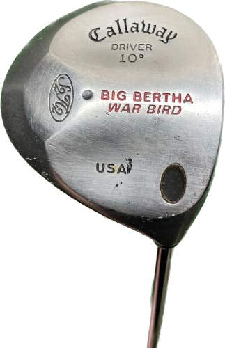Callaway Big Bertha War Bird 10° Driver Dynamic Gold Stiff Flex Steel RH 44”L