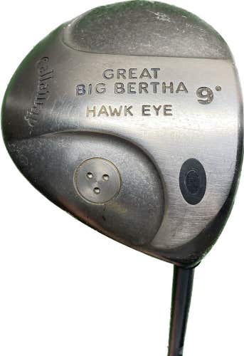 Callaway Great Big Bertha Hawk Eye 9° Driver UL R Flex Graphite Shaft RH 46”L