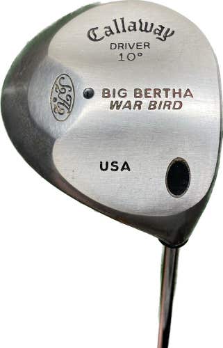 Callaway Big Bertha War Bird 10° Driver Memphis “10” UniFlex Steel RH 43.5”L