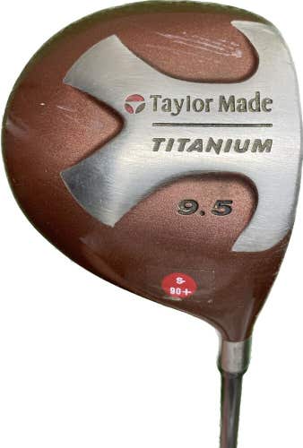 TaylorMade Titanium 9.5° Driver Bubble S-90 Plus S Flex Graphite Shaft RH 45”L