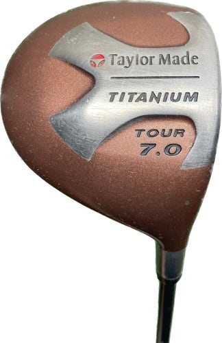 TaylorMade Titanium Tour 7° Driver Bubble Stiff Flex Graphite Shaft RH 45.5”L