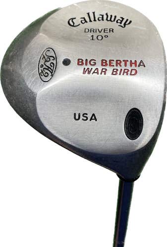 Callaway Big Bertha War Bird 10° Driver RCH 90 Firm Flex Graphite Shaft RH 44”L