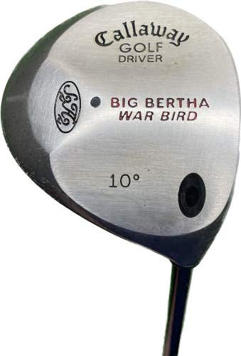 Callaway Big Bertha War Bird 10° Driver RCH 96 Firm Flex Graphite Shaft RH 44”L