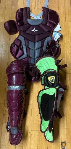 New All-Star System 7 Axis CK1216S7X Catcher's CP+LG Combo Maroon