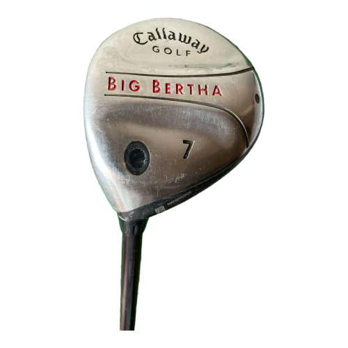 LH Ladies Callaway Big Bertha 7 Wood Gems 55w Graphite Shaft RH 40.5”L