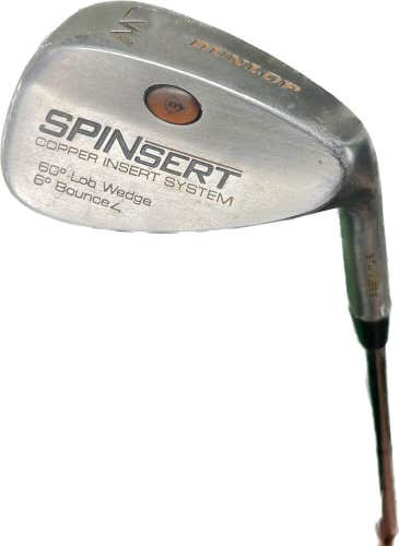 Dunlop Spinsert Copper Insert System 60° Lob Wedge Regular Flex Steel RH 36”L