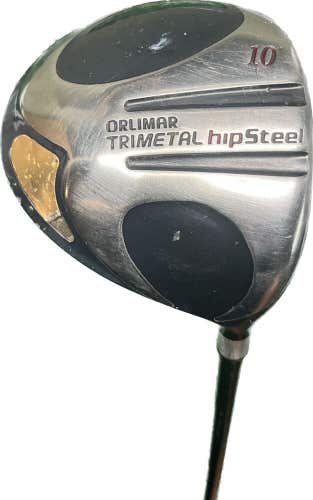 Olimar Trimetal Hip Steel 10° Driver Olimar Regular Flex Graphite Shaft RH 44.5”