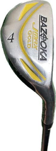 Tour Edge Bazooka JMax Gold 24° 4 Iron-Wood Senior Flex Graphite Shaft RH 38.5”L