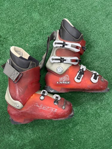 Used Men's Lange 120 FR Comp Ski Boots, Mondo 27 & 27.5 (317 mm Shell)