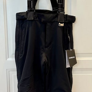 NEW Karbon Youth Size 10 ski race full side zip off ski pants