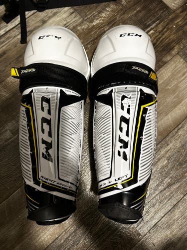 Used CCM 15"  Super Tacks AS1 Shin Pads