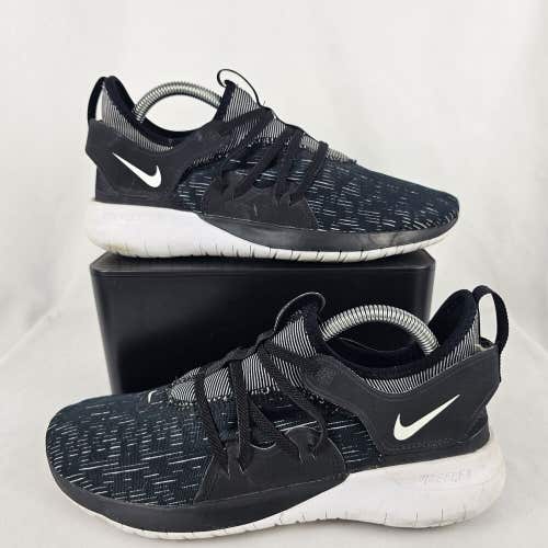 Size 8 - Nike Flex Contact 3 Low Black White Running Athletic Shoes Mens