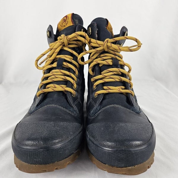 Diesel Olson Mens Size 9 Blue Yellow Red Lace Up Casual Hiking Walking Boots